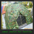 100% nylon impresso camuflagem tenda tecido revestido PU/exterior tela da barraca